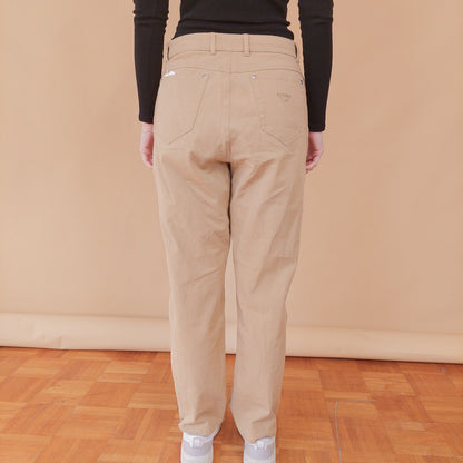 VIN-TR-32479 Vintage denim παντελόνι μπεζ M