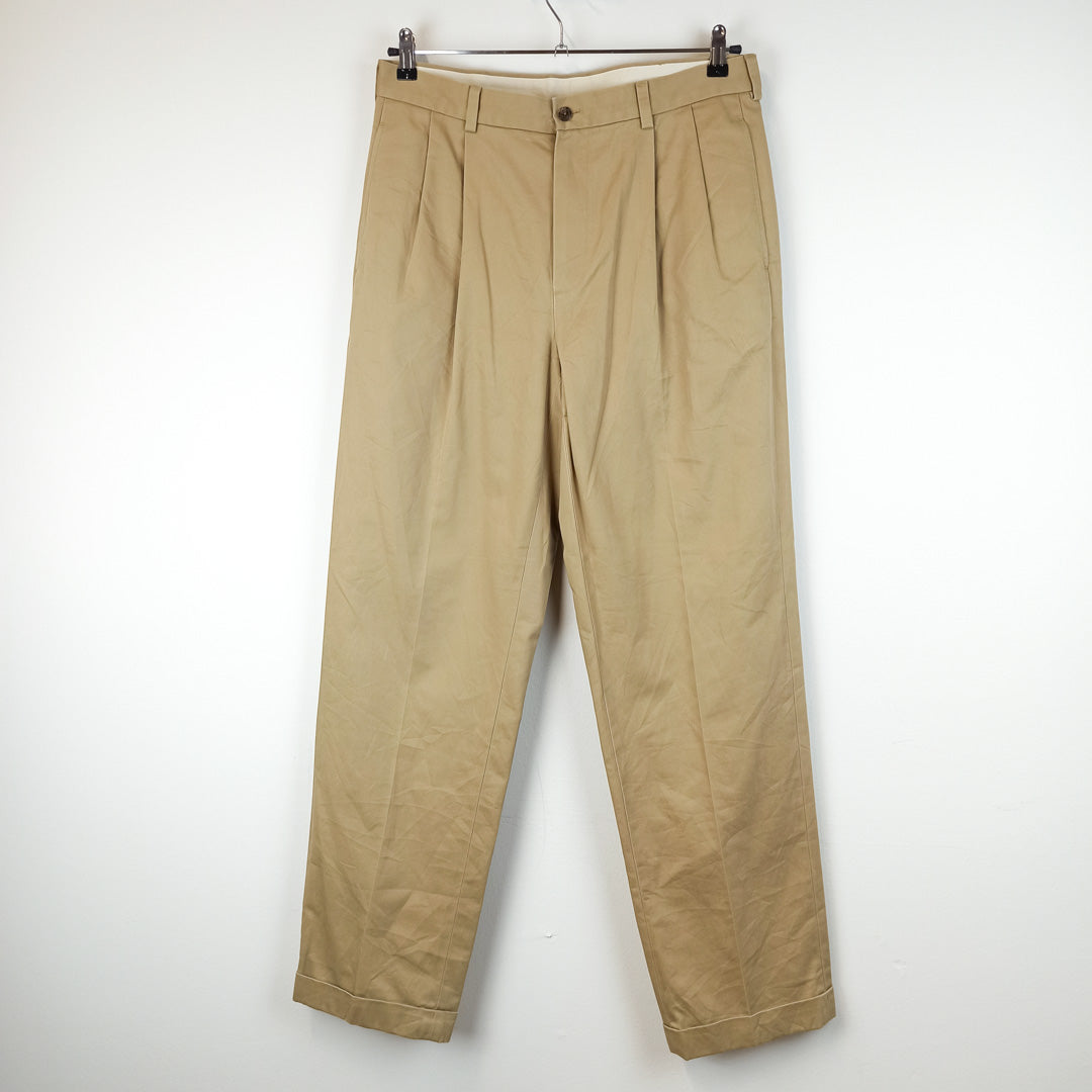 VIN-TR-25107 Vintage παντελόνι μπεζ XL