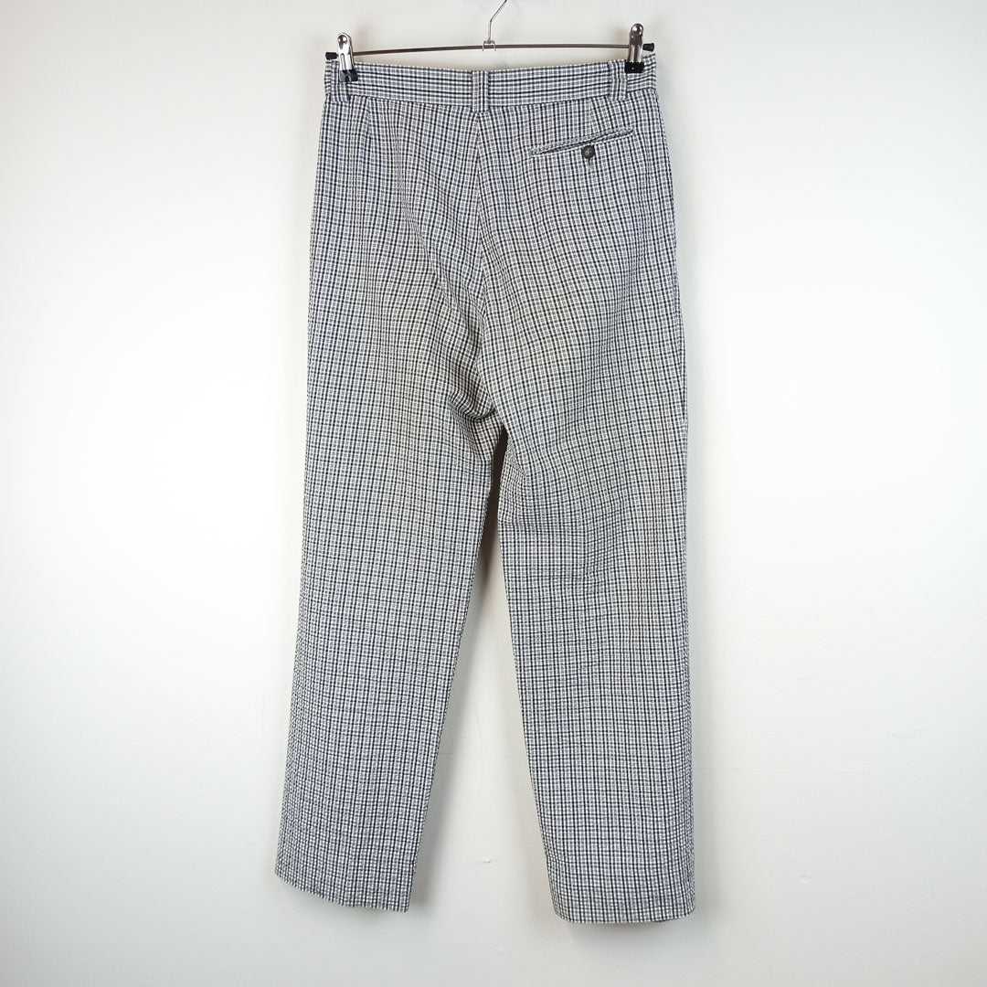 VIN-TR-25110 Vintage παντελόνι καρό M-L