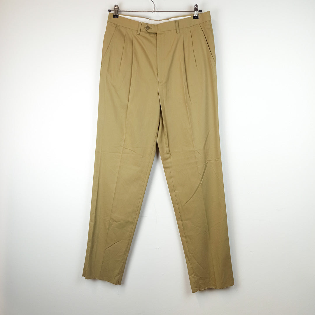 VIN-TR-25102 Vintage παντελόνι μπεζ XL