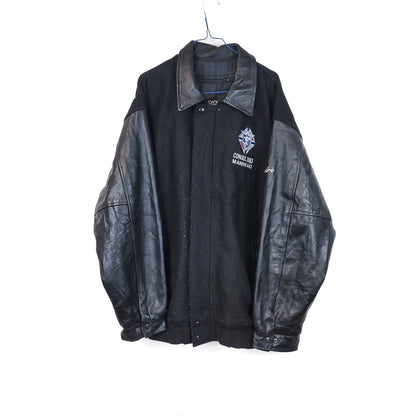 VIN-OUTW-33627 Vintage varsity jacket unisex 2ΧL