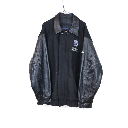 VIN-OUTW-33627 Vintage varsity jacket unisex 2ΧL