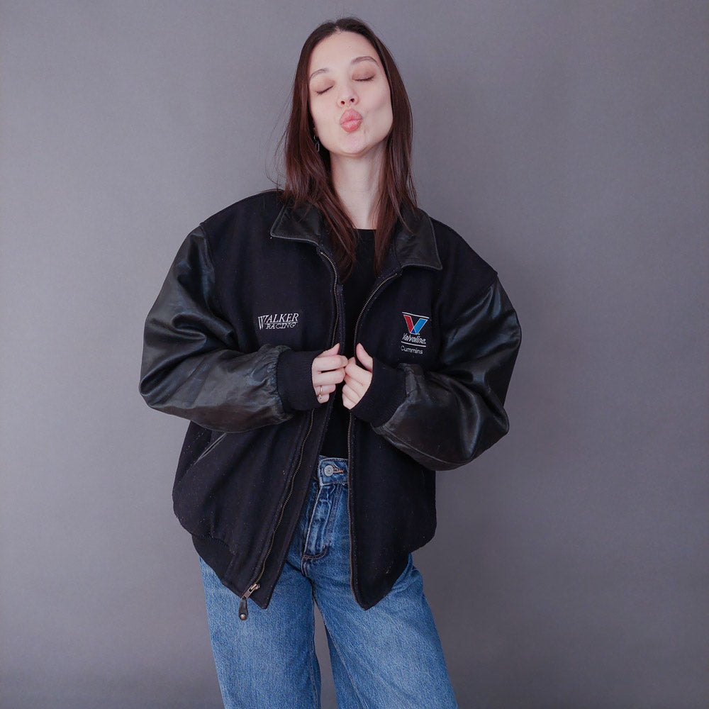 VIN-OUTW-33591 Vintage varsity jacket unisex L