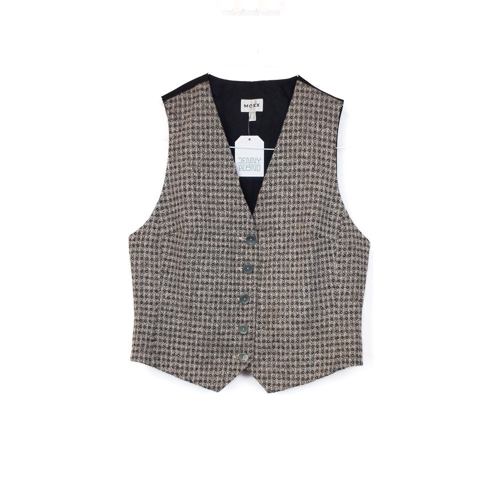 VIN-OUTW-32423  Vintage γιλέκο γυναικείο υφασμάτινο M-L