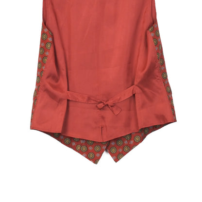 VIN-BLO-32447  Vintage γιλέκο γυναικείο μεταξωτό M-L