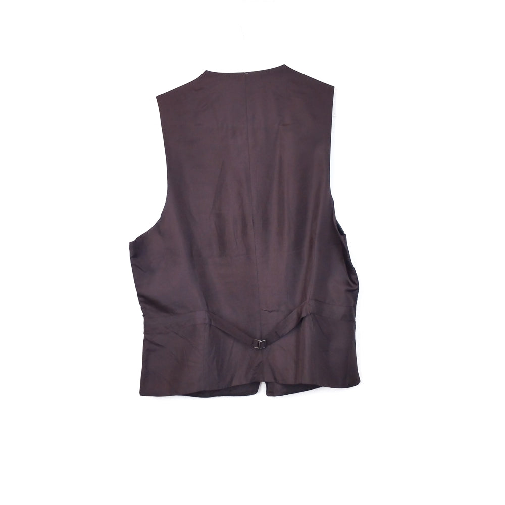 VIN-OUTW-32445  Vintage γιλέκο ριγέ υφασμάτινο M