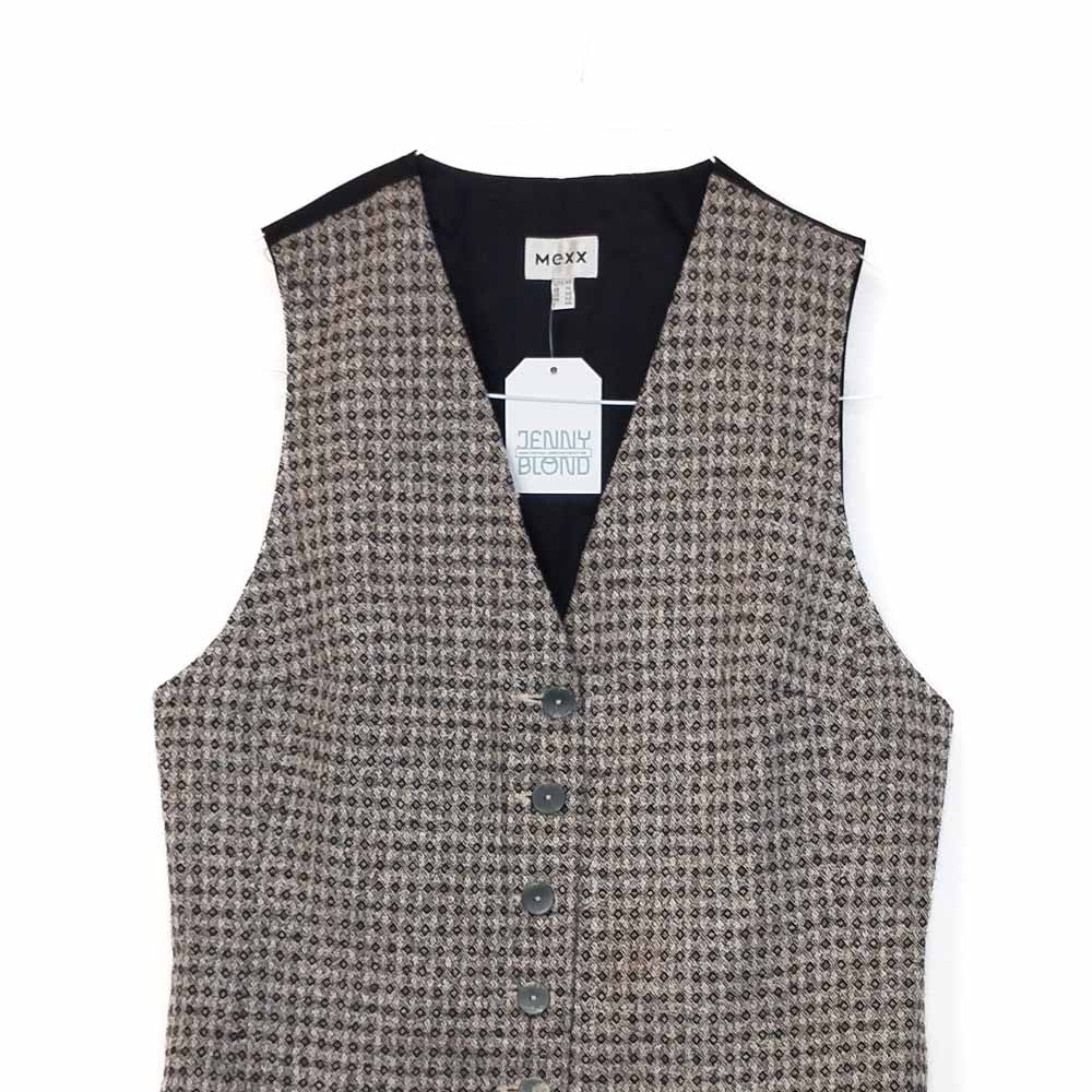 VIN-BLO-32423  Vintage γιλέκο γυναικείο υφασμάτινο M-L