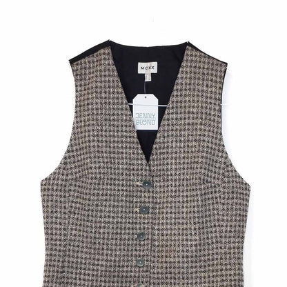 VIN-BLO-32423  Vintage γιλέκο γυναικείο υφασμάτινο M-L