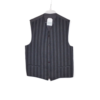 VIN-OUTW-32441 Vintage γιλέκο υφασμάτινο ριγέ L