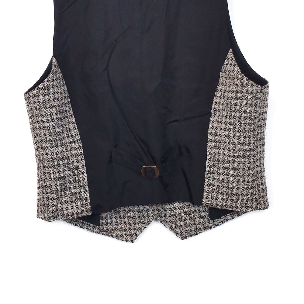 VIN-BLO-32423  Vintage γιλέκο γυναικείο υφασμάτινο M-L