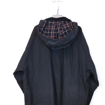 VIN-OUTW-33651 Vintage waxed jacket unisex μπλε XL