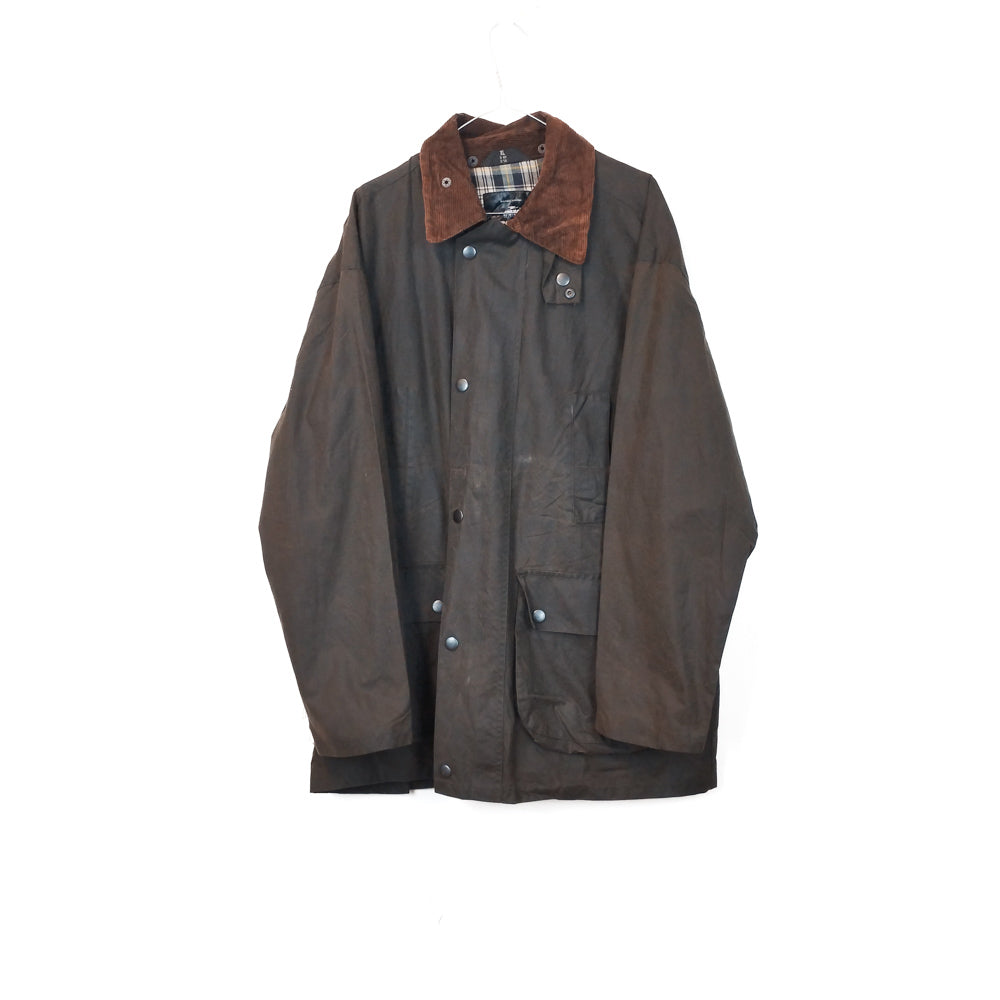 VIN-OUTW-33637 Vintage waxed jacket unisex καφέ XL