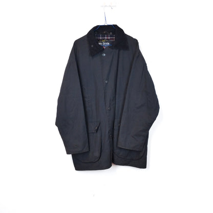 VIN-OUTW-33638 Vintage waxed jacket unisex μπλε L