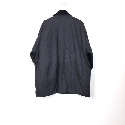 VIN-OUTW-33641 Vintage waxed jacket unisex μπλε M