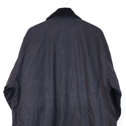 VIN-OUTW-33641 Vintage waxed jacket unisex μπλε M
