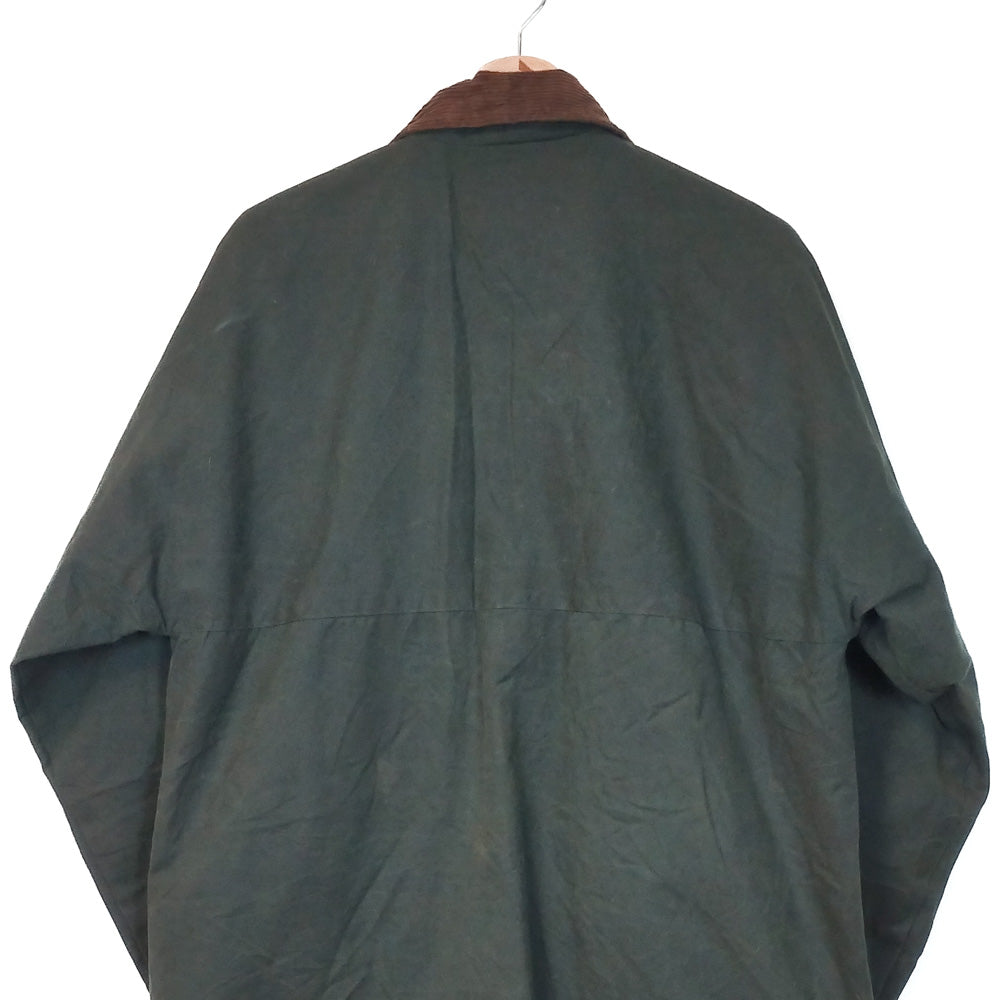 VIN-OUTW-33650 Vintage waxed jacket unisex χακί M