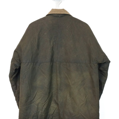 VIN-OUTW-33646 Vintage waxed jacket unisex χακί Μ