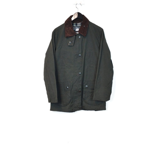 VIN-OUTW-33647 Vintage waxed jacket unisex χακί S