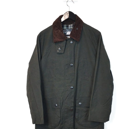 VIN-OUTW-33647 Vintage waxed jacket unisex χακί S