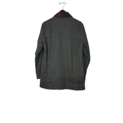VIN-OUTW-33647 Vintage waxed jacket unisex χακί S