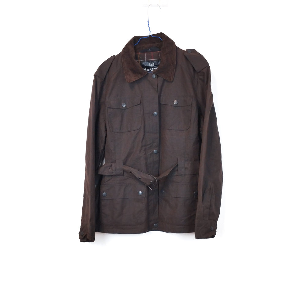 VIN-OUTW-33648 Vintage waxed jacket unisex χακί S-Μ