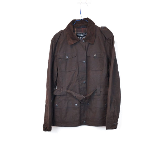 VIN-OUTW-33648 Vintage waxed jacket unisex χακί S-Μ