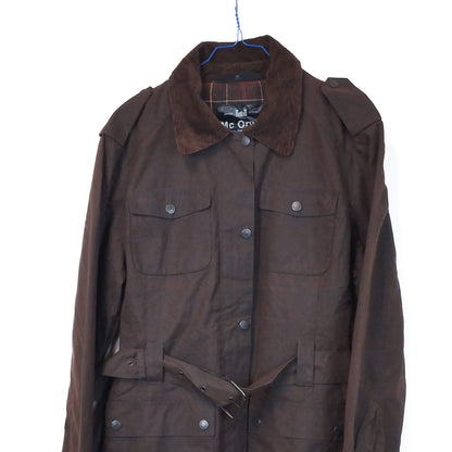 VIN-OUTW-33648 Vintage waxed jacket unisex χακί S-Μ