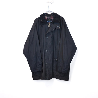 VIN-OUTW-33651 Vintage waxed jacket unisex μπλε XL