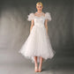 VIN-WED-23586 Vintage νυφικό φόρεμα λευκό M