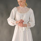 VIN-WED-23587 Vintage νυφικό φόρεμα λευκό XL