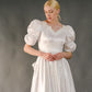 VIN-WED-23589 Vintage νυφικό φόρεμα λευκό Μ