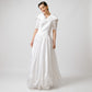 VIN-WED-23065 Vintage νυφικό φόρεμα λευκό S-M