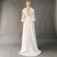 VIN-WED-23597 Vintage νυφικό φόρεμα λευκό S