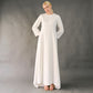 VIN-WED-23594 Vintage νυφικό φόρεμα λευκό L