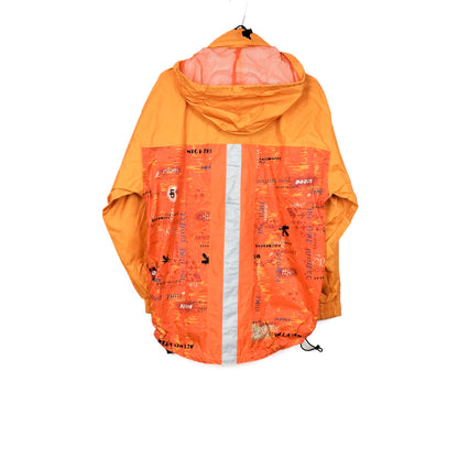 VIN-SW-34466 Vintage αντιανεμικό μπουφάν λεπτό unisex 90's style S-M