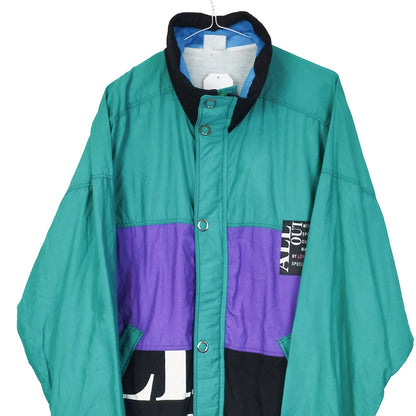 VIN-SW-34465 Vintage αντιανεμική ζακέτα unisex 90's style L