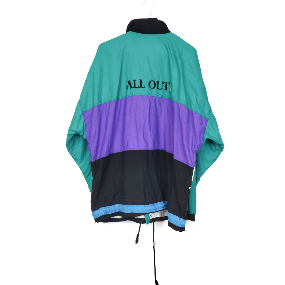 VIN-SW-34465 Vintage αντιανεμική ζακέτα unisex 90's style L