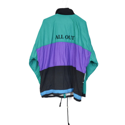 VIN-SW-34465 Vintage αντιανεμική ζακέτα unisex 90's style L