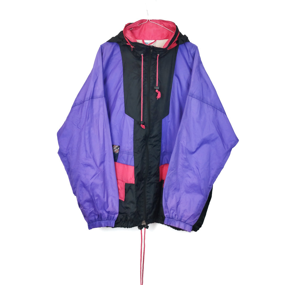 VIN-SW-34464 Vintage αντιανεμικό μπουφάν λεπτό unisex 90's style XL