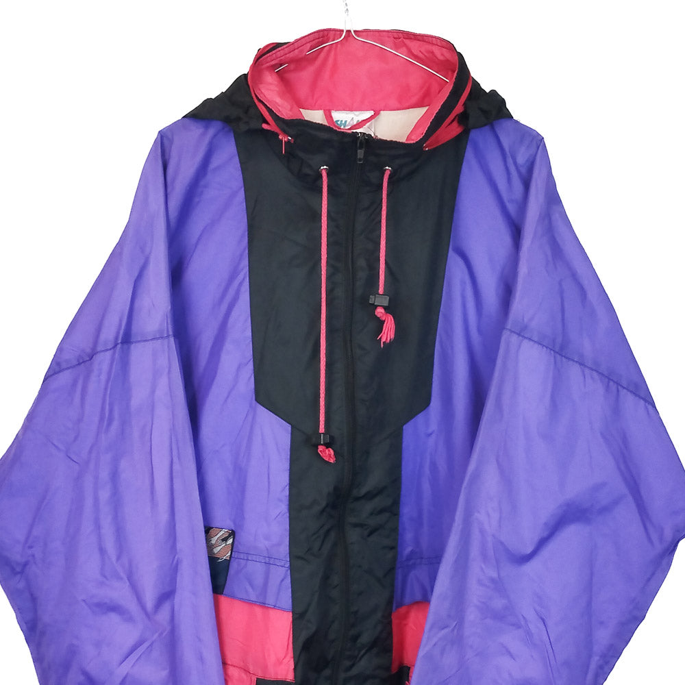 VIN-SW-34464 Vintage αντιανεμικό μπουφάν λεπτό unisex 90's style XL