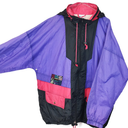 VIN-SW-34464 Vintage αντιανεμικό μπουφάν λεπτό unisex 90's style XL