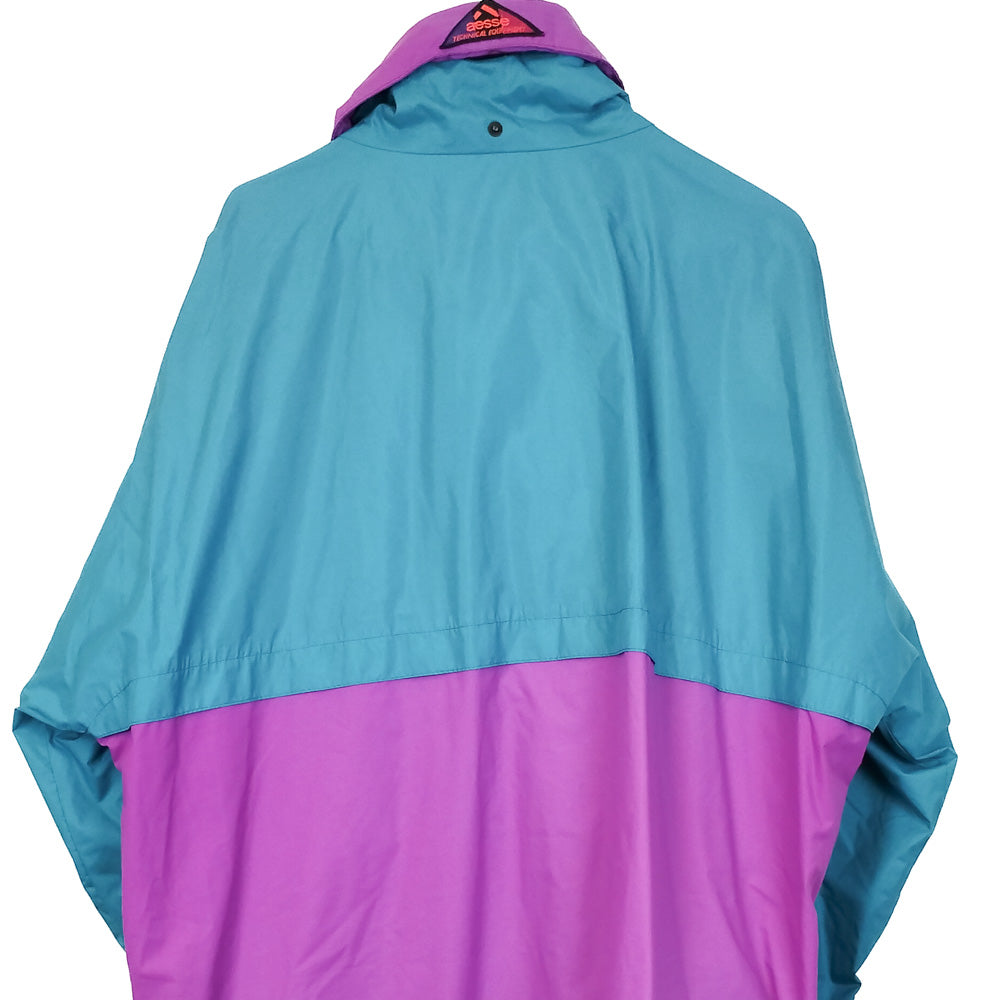 VIN-SW-34463 Vintage αντιανεμικό μπουφάν λεπτό unisex 90's style L