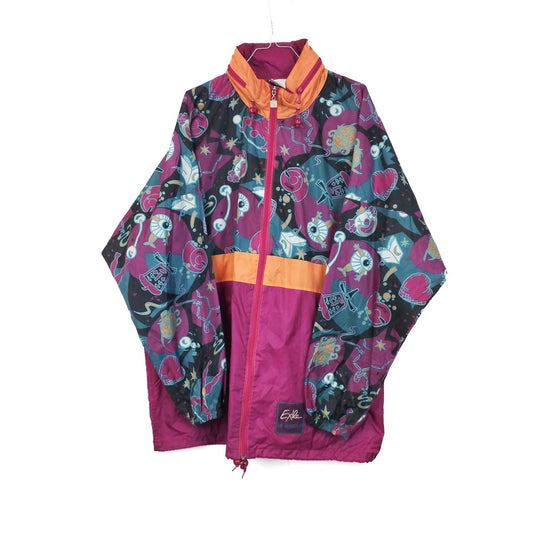 VIN-SW-34462 Vintage αντιανεμικό μπουφάν λεπτό unisex 90's style L