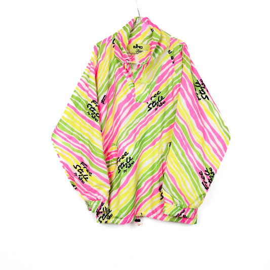 VIN-SW-34458 Vintage αντιανεμικό μπουφάν λεπτό unisex 90's style Μ