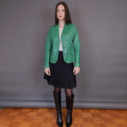 VIN-SKI-32967 Vintage φούστα πλισέ μαύρη S