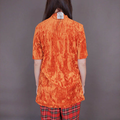 VIN-BLO-32943 Vintage μπλούζα βελουτέ Μ-L