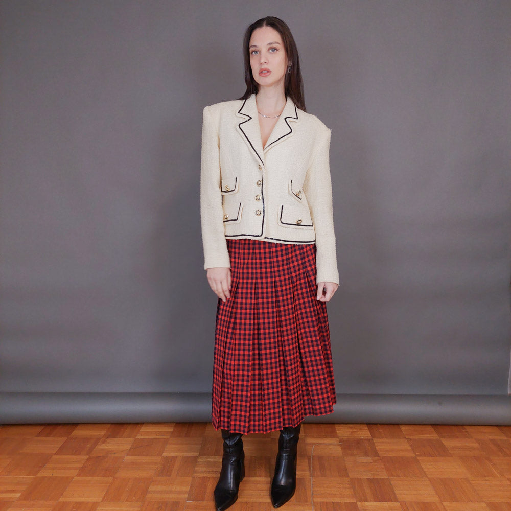 VIN-OUTW-32941 Vintage σακάκι μάλλινο S