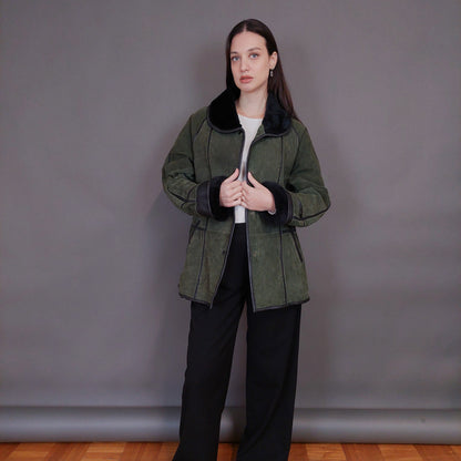 VIN-OUTW-32934 Vintage δερμάτινο jacket Μ-L