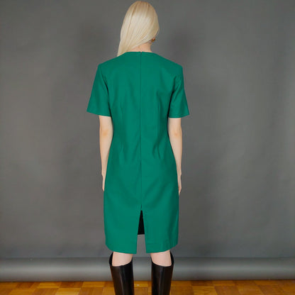 VIN-DR-26031 Vintage φόρεμα πράσινο M-L