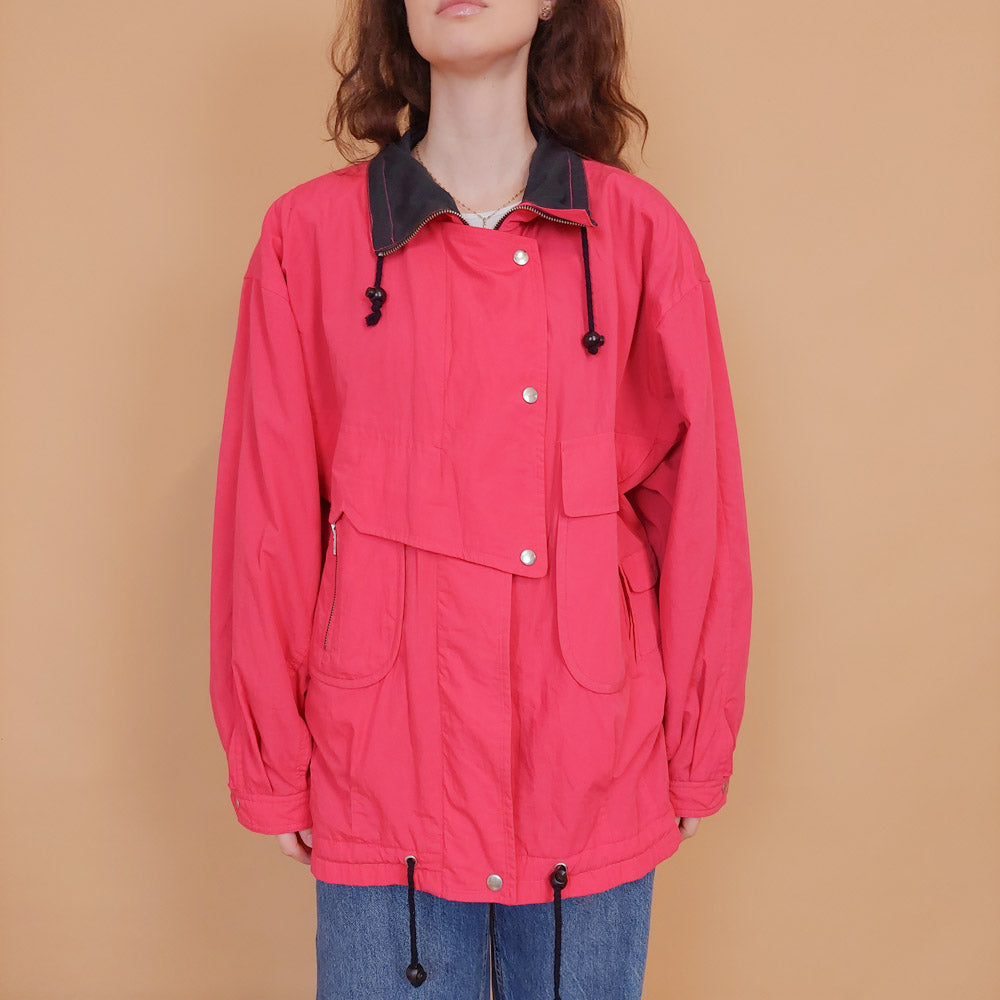 VIN-OUTW-34542 Vintage λεπτό πανωφόρι L-XL